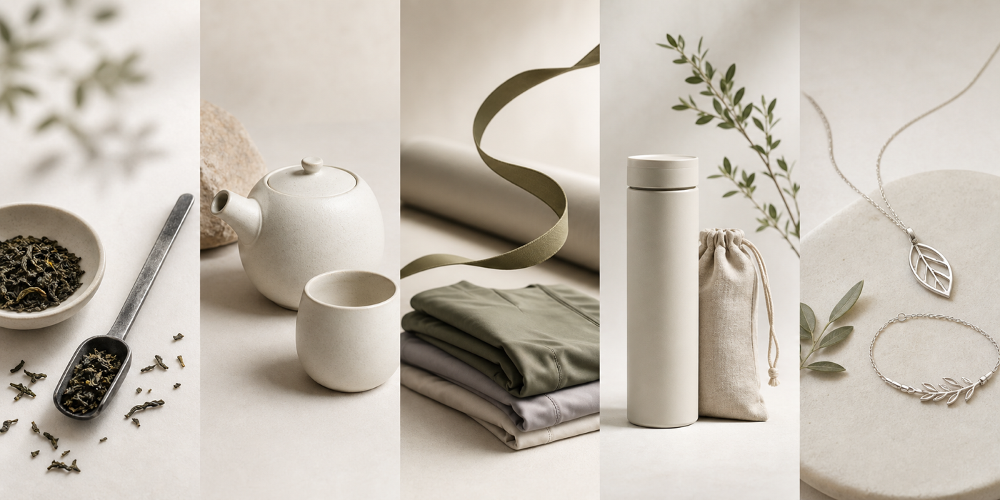 Loose tea with a refined brewing scoop